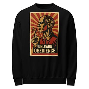 Crew neck sweatshirt Unlearn Obedience